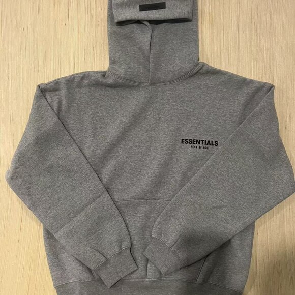 💘Fear of God Essentials Hoodie (2022) Dark Oatmeal💗 - Picture 1 of 6